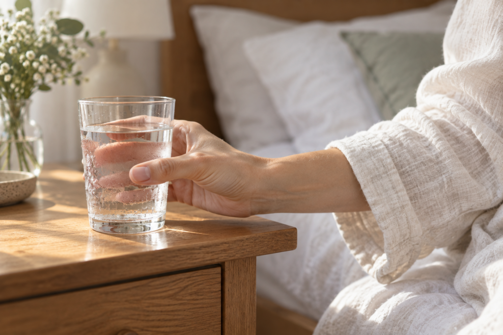 Schritt 6: Ein großes Glas Wasser trinken