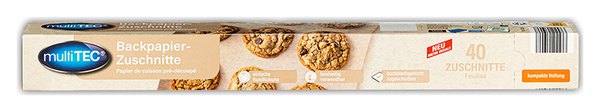Multitec Backpapier-Zuschnitte von Norma, Packung