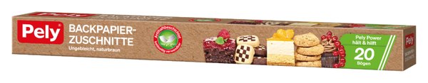 Pely Backpapier-Zuschnitte, Packung