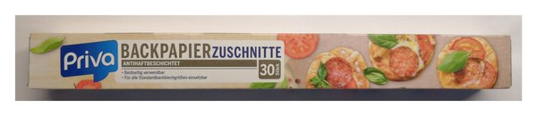 Priva Backpapier-Zuschnitte von Netto, Packung
