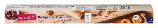 Profissimo Backpapier-Zuschnitte von dm, Packung