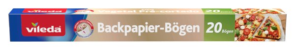 Vileda Backpapier-Bögen, Packung