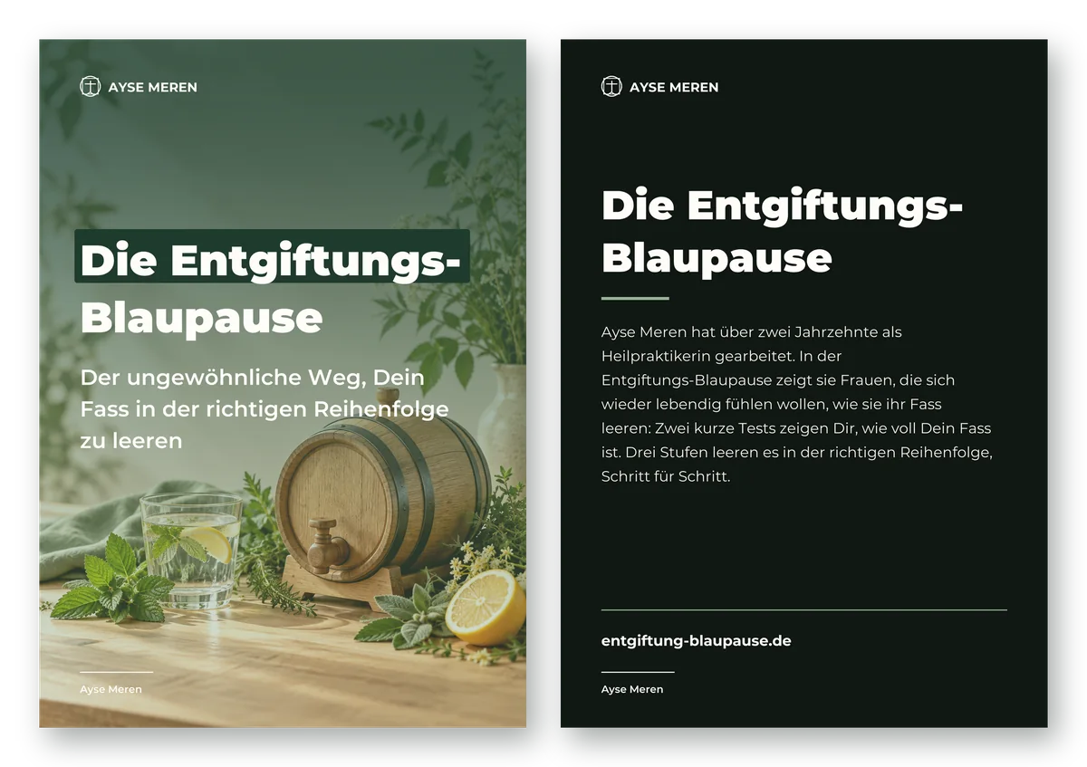 Die Entgiftungs-Blaupause – Vorder- und Rückseite